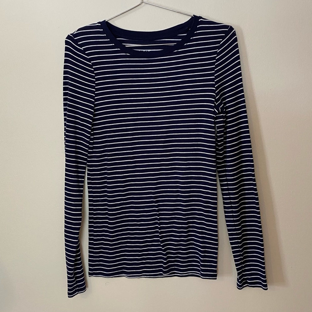 Striped long sleeve shirt